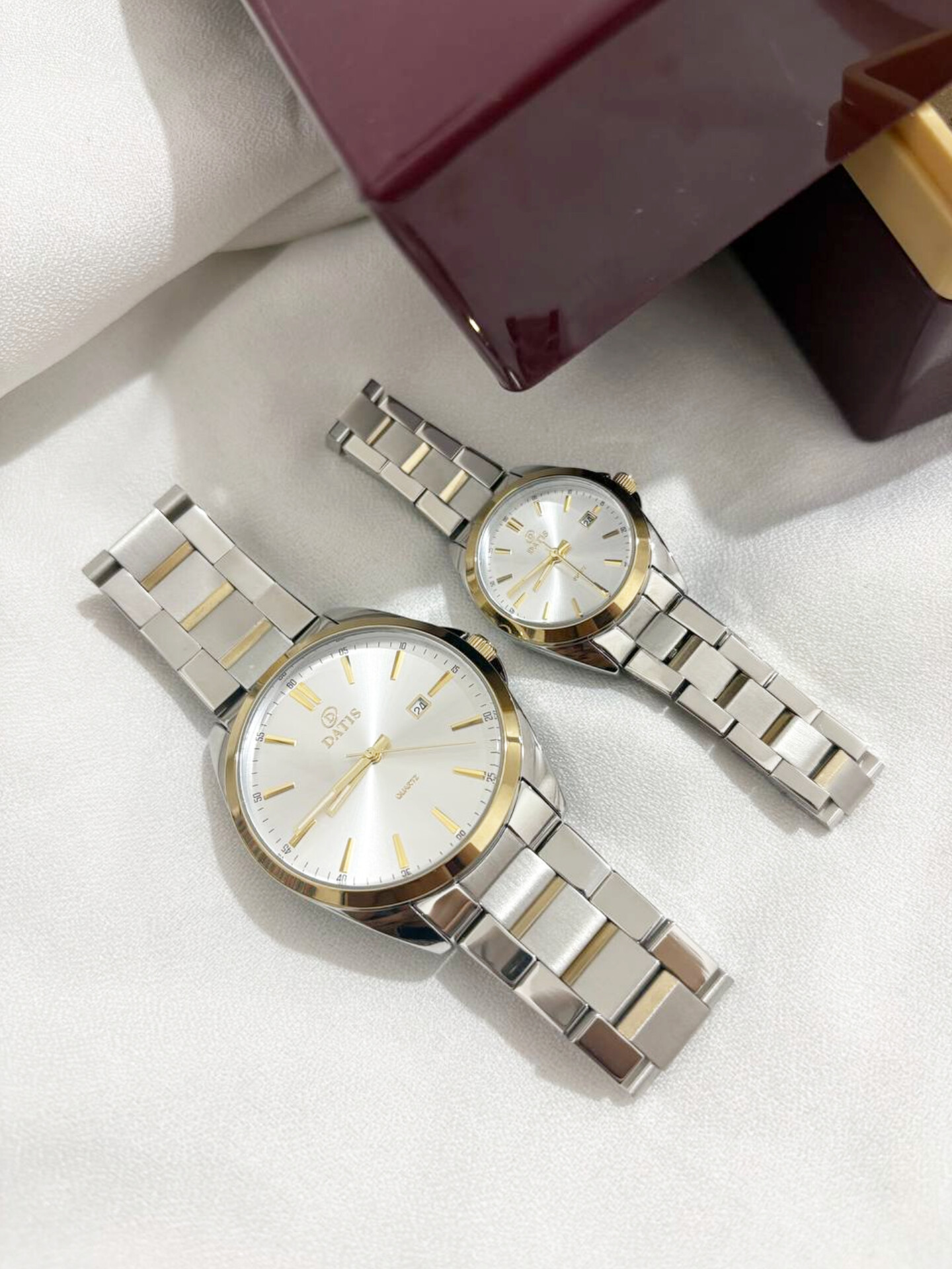 ساعت ست زنونه مردونه از برند داتیس مدلD9305G