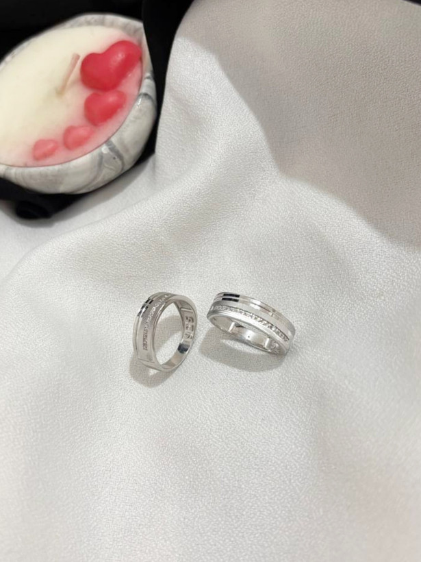 حلقه ست نقره زنانه مردونه
